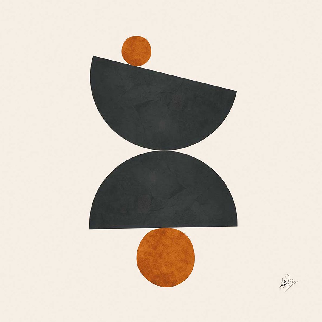 Poduszka na krzesło - GEOMETRIC STONE - obrazek 2