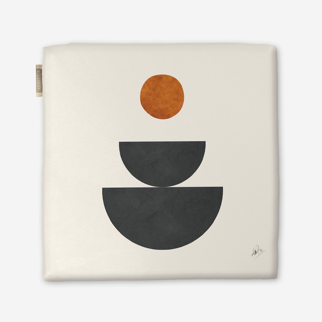 Poduszka na krzesło - GEOMETRIC SUN - obrazek 5