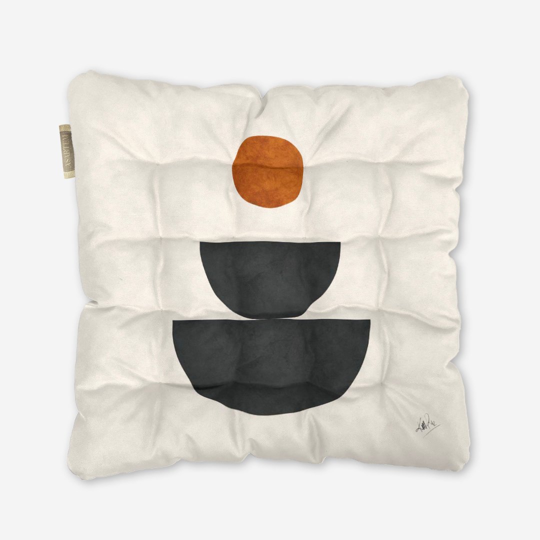 Poduszka na krzesło - GEOMETRIC SUN - obrazek 4