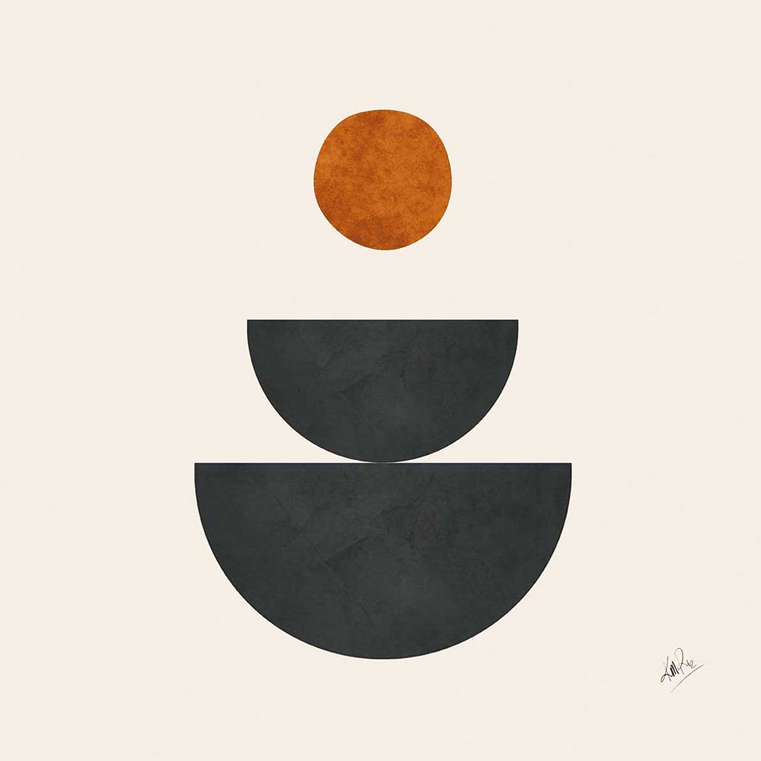 Poduszka na krzesło - GEOMETRIC SUN - obrazek 2