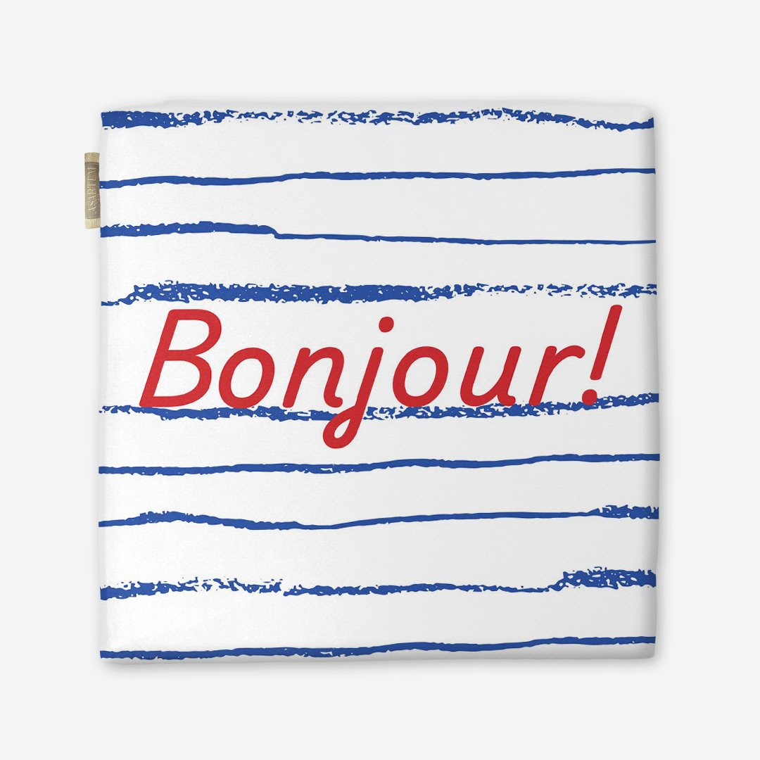 Poduszka na krzesło - Bonjour - obrazek 5