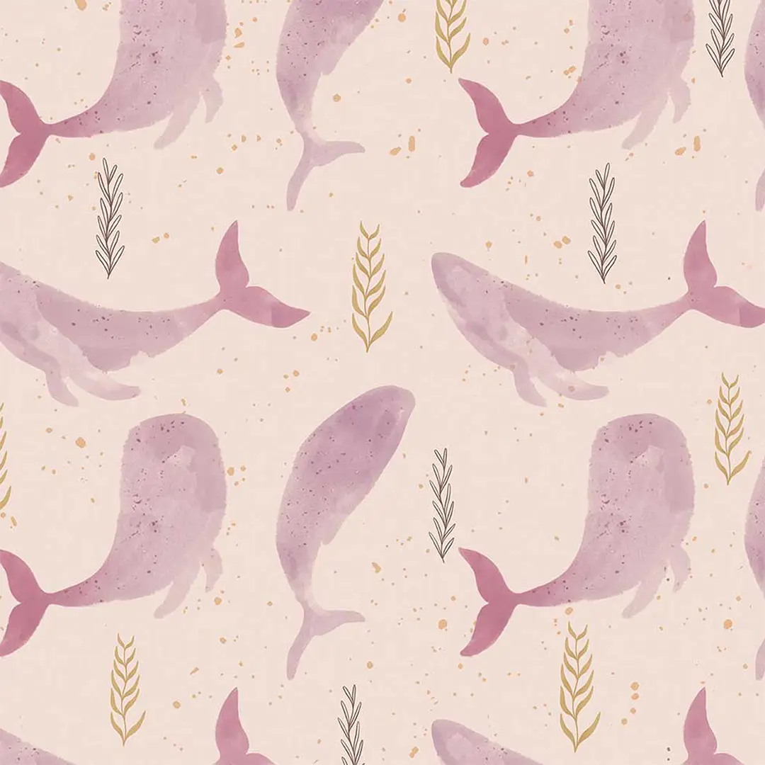 Podkładki - Pink whales - obrazek 2