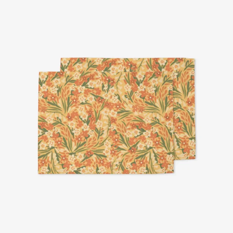 Podkładki Pomarańczowa florystyczna ścieżka 35x45 cm