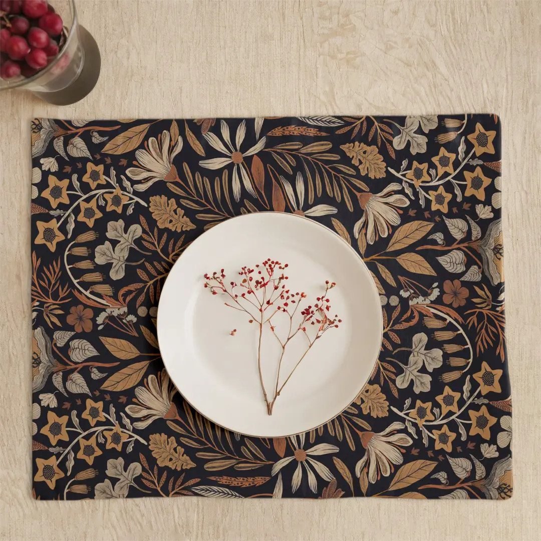 Podkładki - Retro flowers - obrazek 3