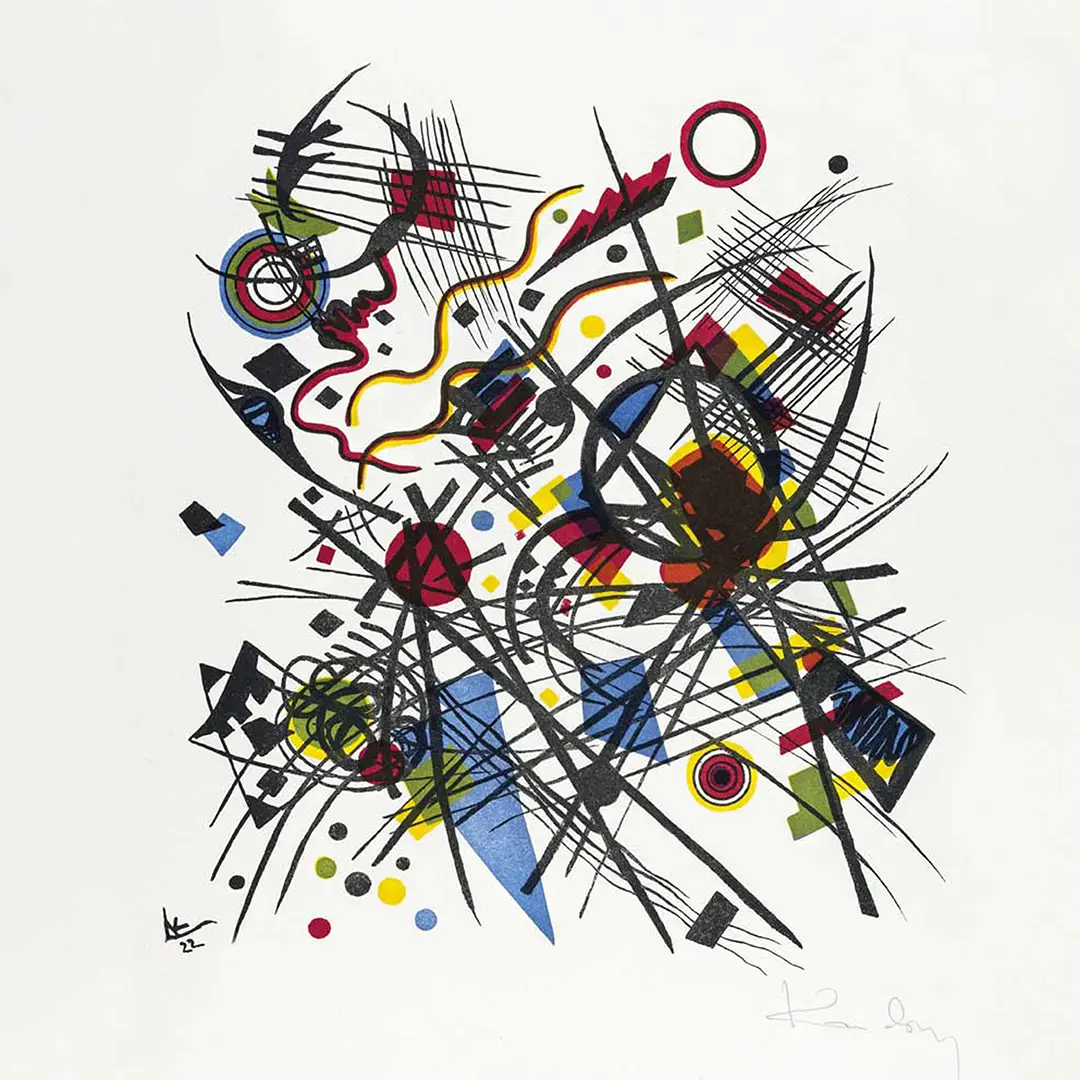 Podkładki - Lithographie fur die Vierte Bauhausmappe - obrazek 2