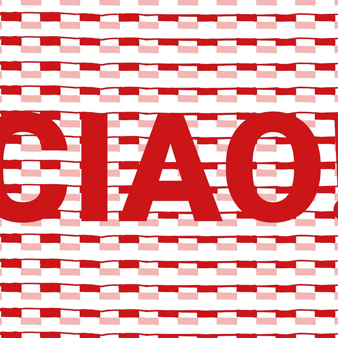Podkładki - Ciao czerwone - obrazek 2