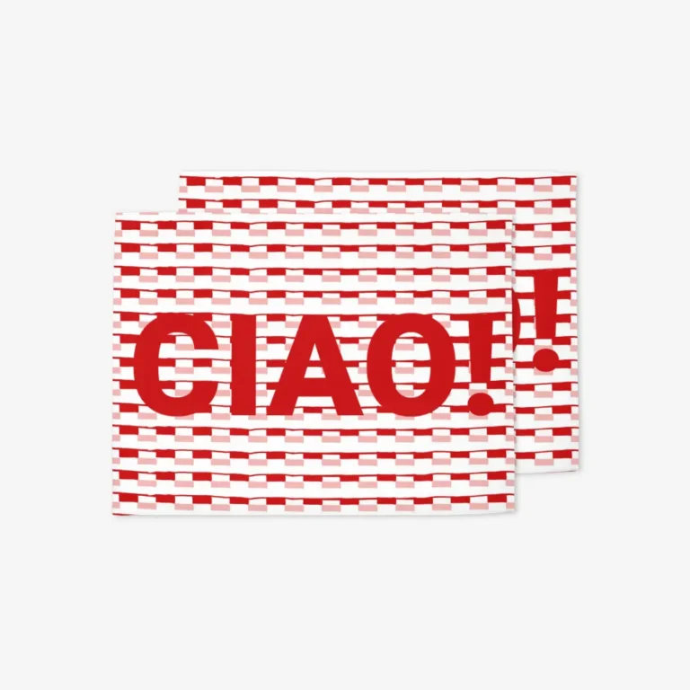 Podkładki Ciao czerwone 35x45 cm