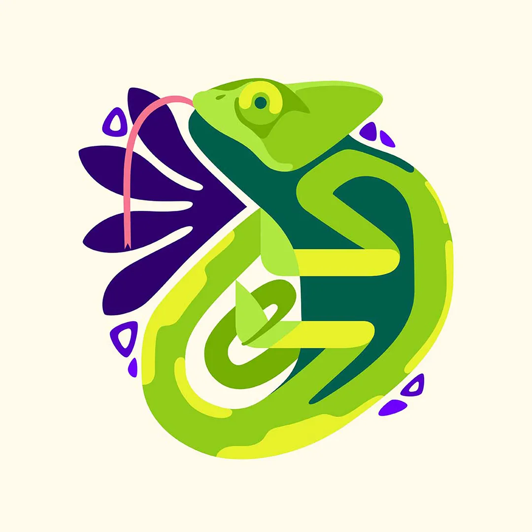 Serwetki - Kameleon - obrazek 2