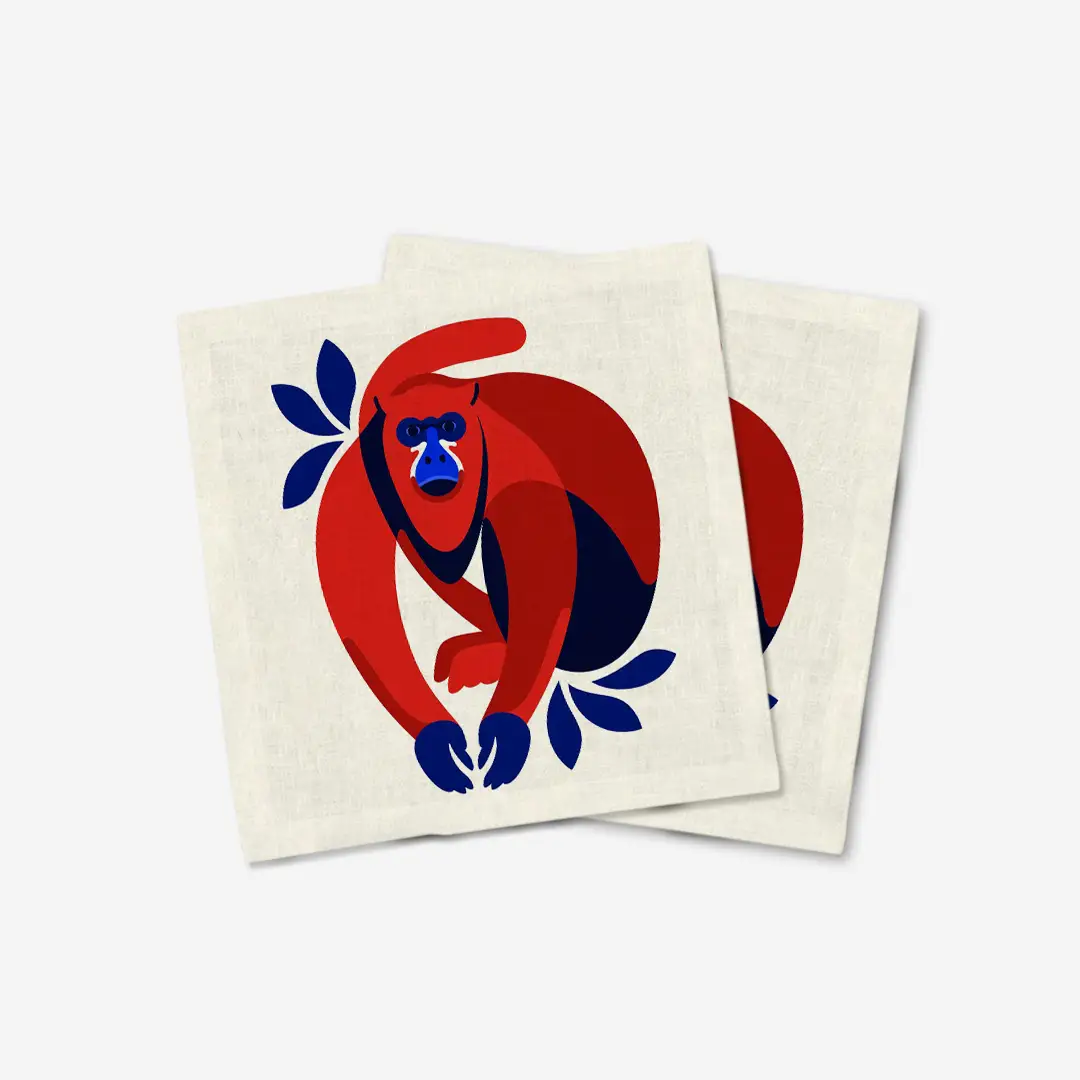 Serwetki - Howler monkey