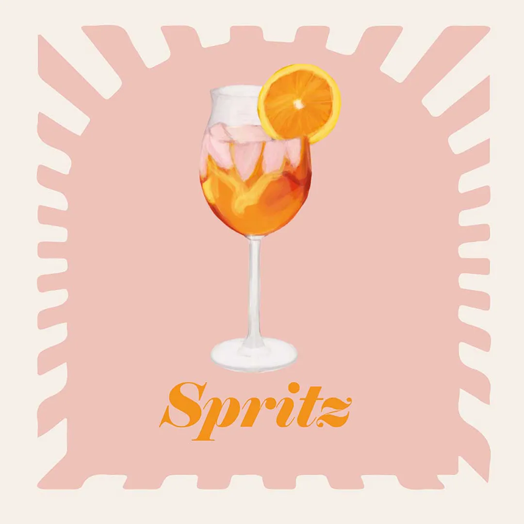 Serwetki - Retro aperol - obrazek 2