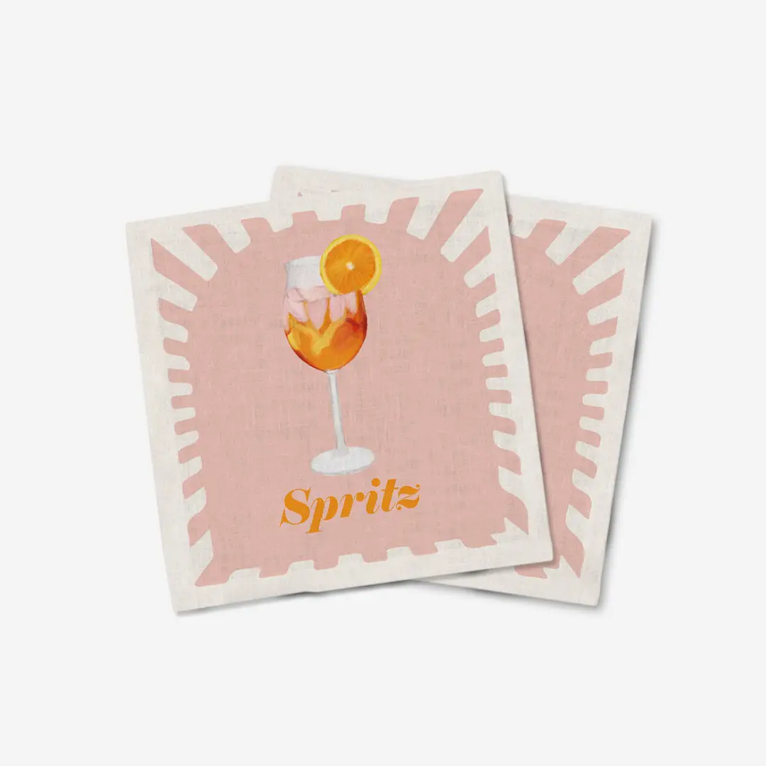 Serwetki - Retro aperol