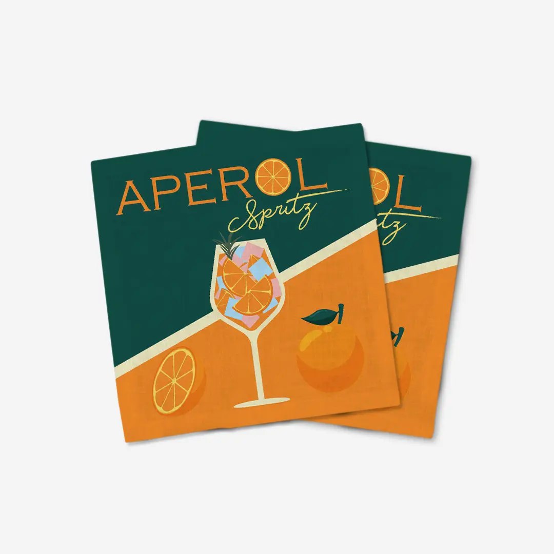 Serwetki - Aperol orange