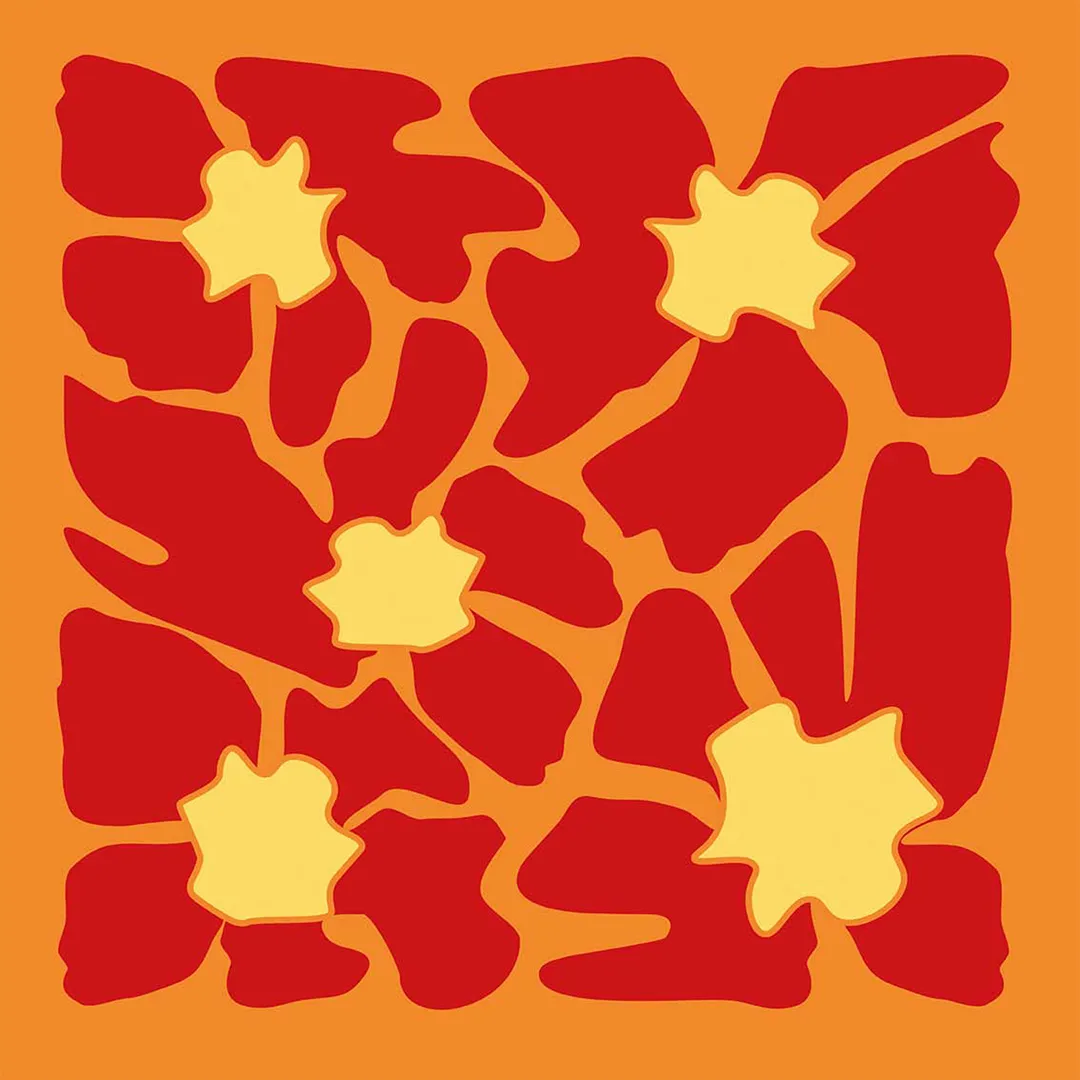Serwetki - Abstract flowers - obrazek 2