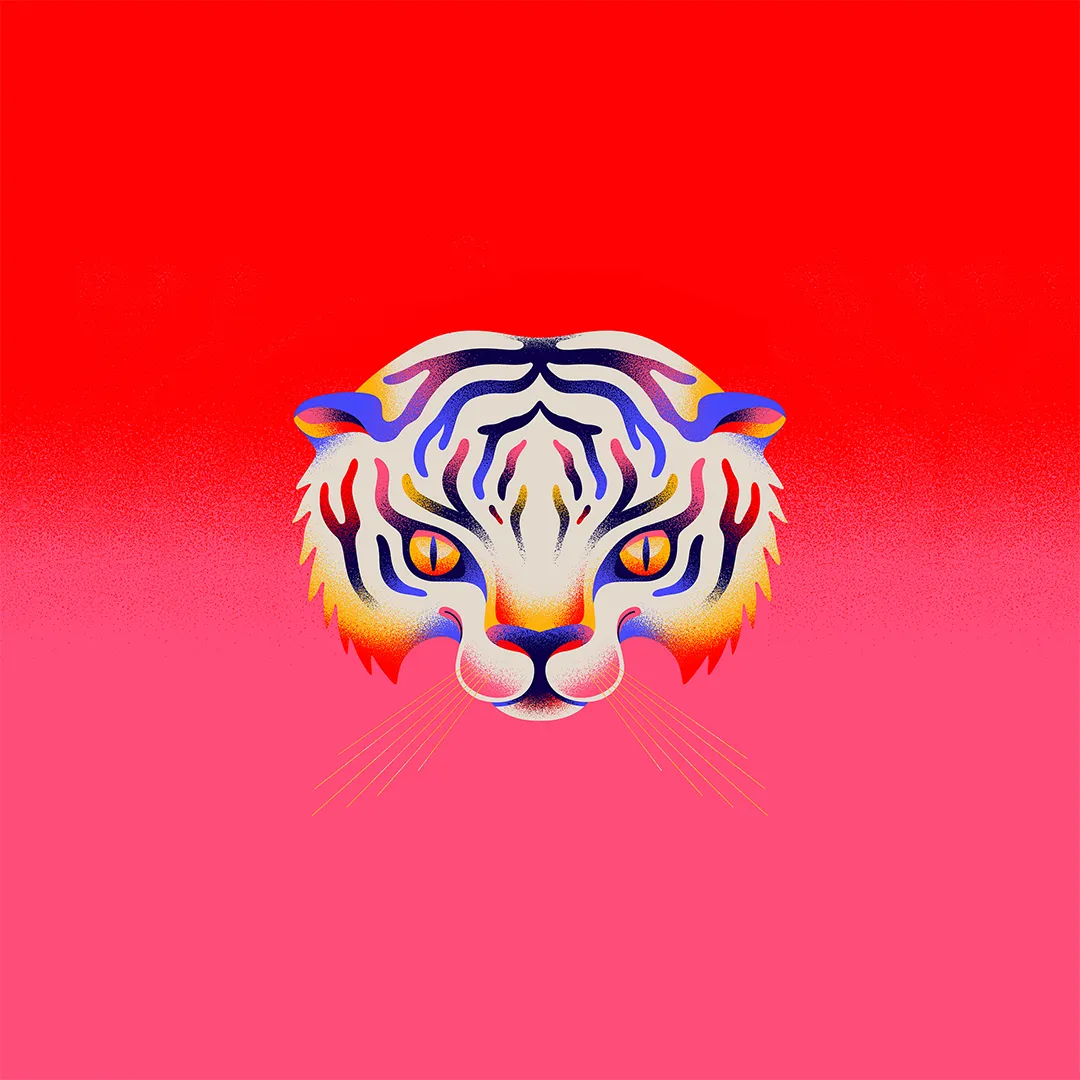 Serwetki - Pink tiger - obrazek 2