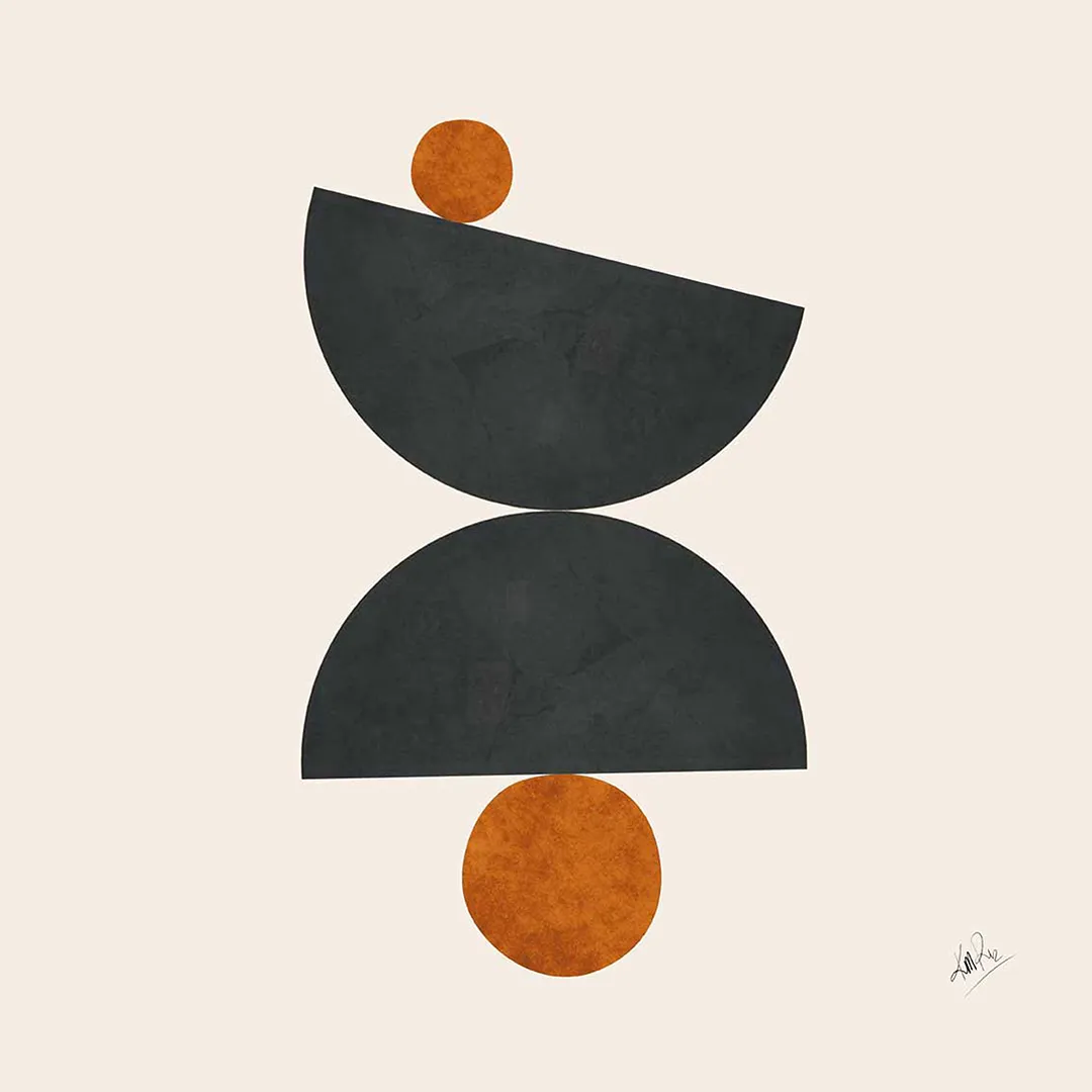 Serwetki - GEOMETRIC STONE - obrazek 2