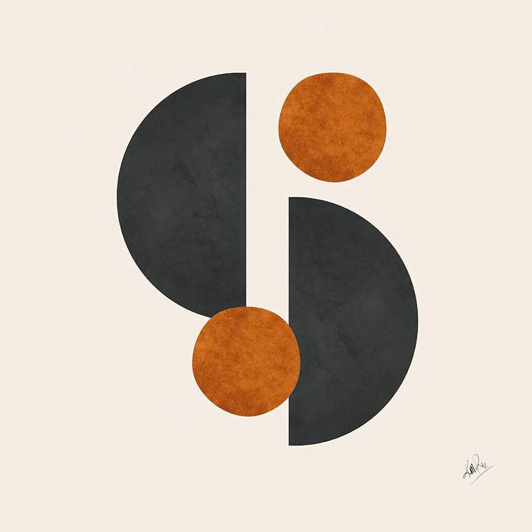 Serwetki - GEOMETRIC HALF - obrazek 2