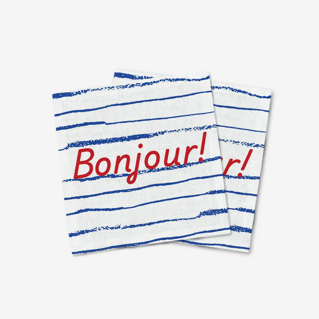 Serwetki - Bonjour