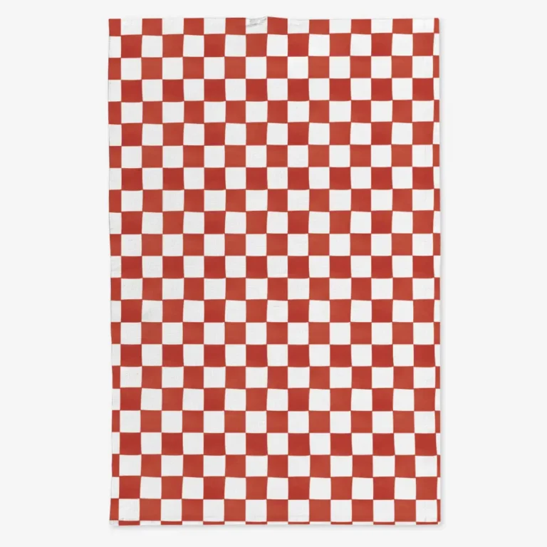 Ręcznik kuchenny czerwona krata 50x70 cm