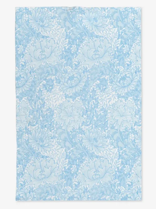 Ręcznik kuchenny błękitne chryzantemy 50x70 cm