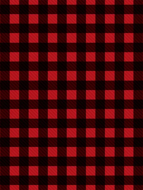 Obrus czarno czerwona kratka 20x20 cm