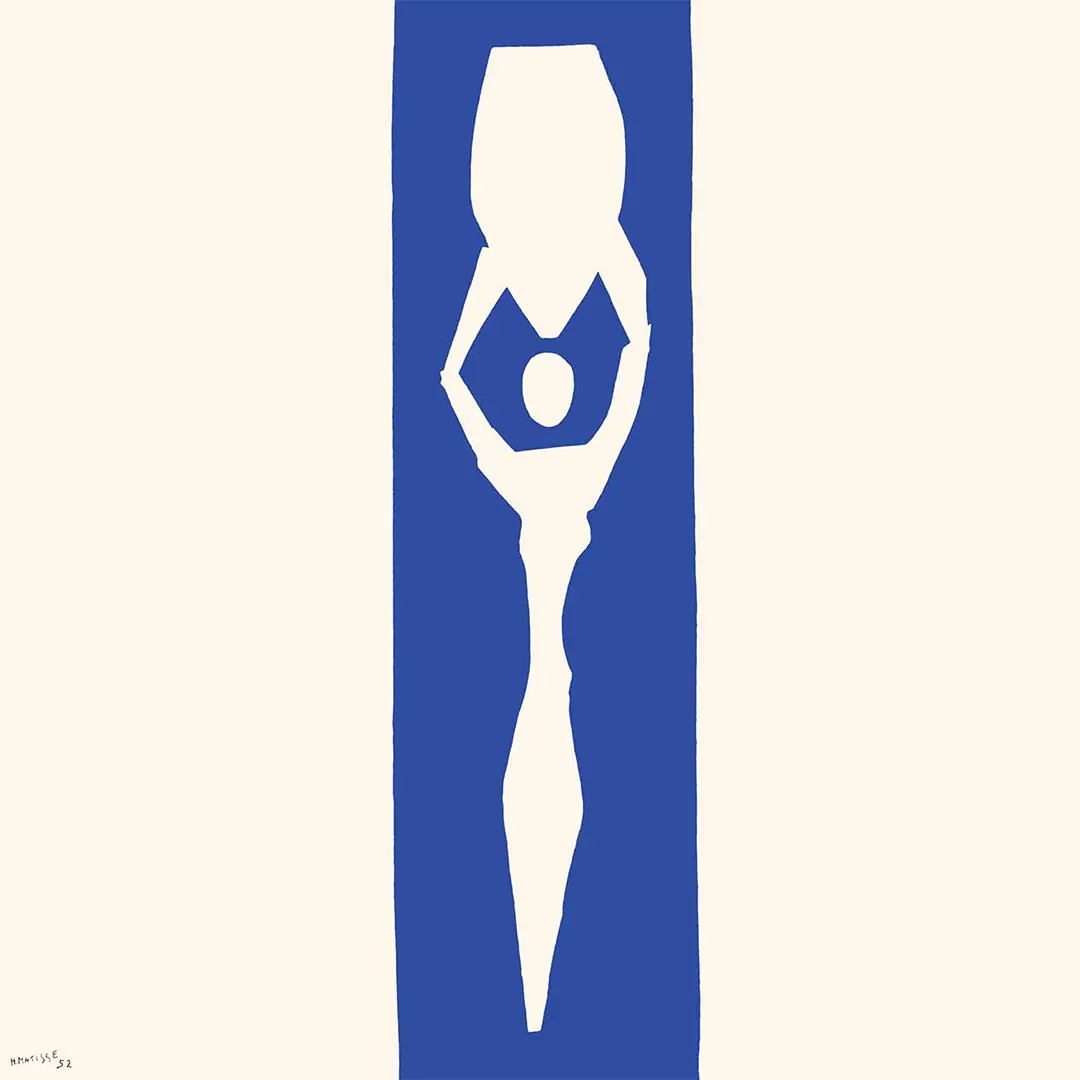 Poduszka na podłogę - Nu Bleu II - obrazek 2