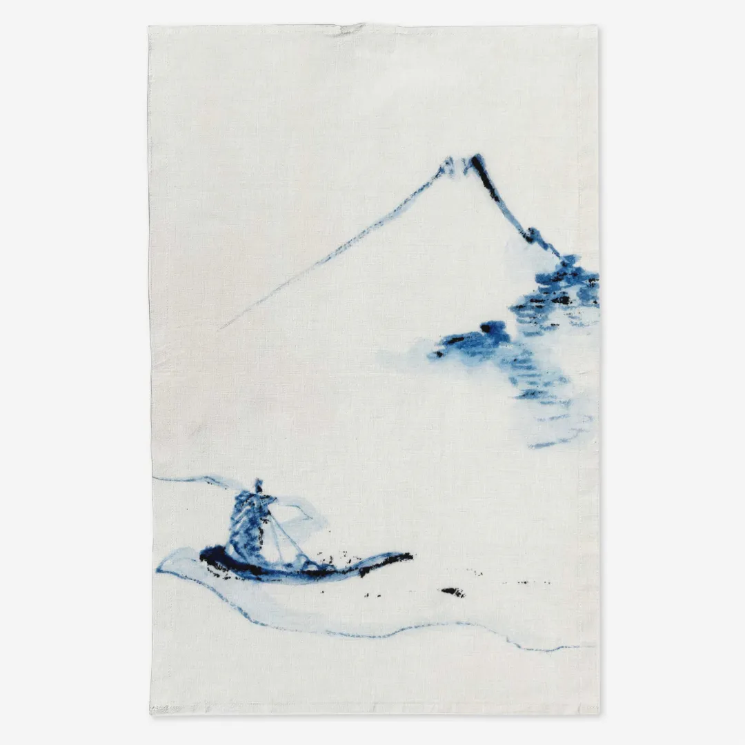 Ręcznik kuchenny - Blue Fuji