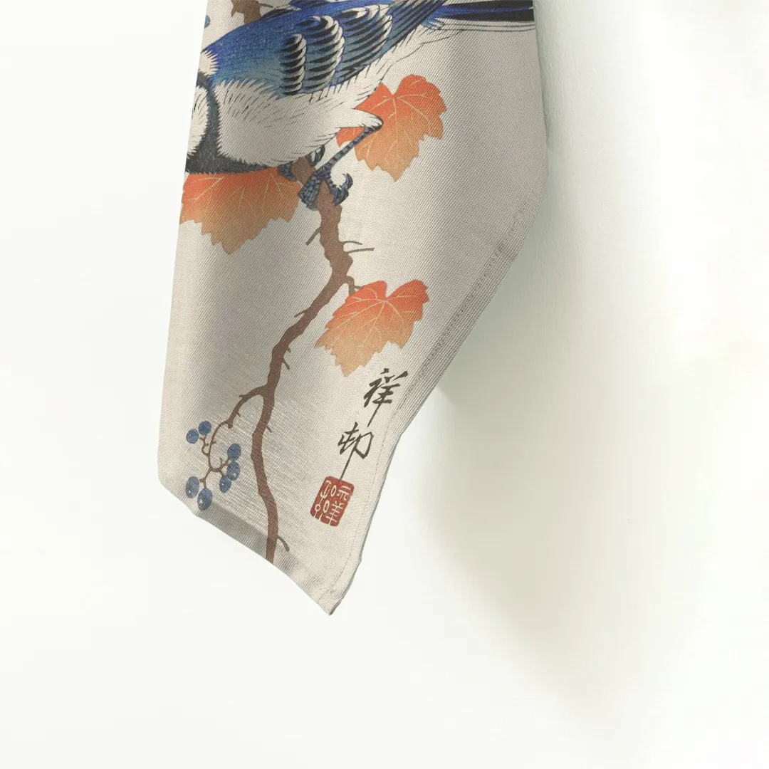 Ręcznik kuchenny - Sikorka - Ukiyo-e - obrazek 3