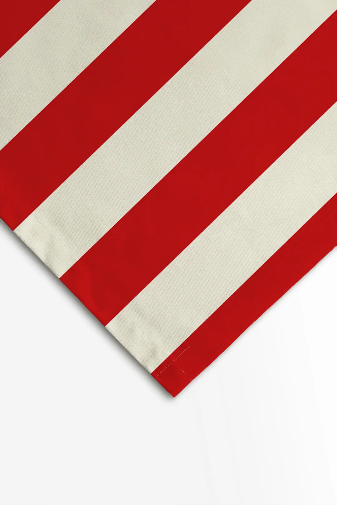 Obrus świąteczny klasyczne czerwone pasy 100x100 cm