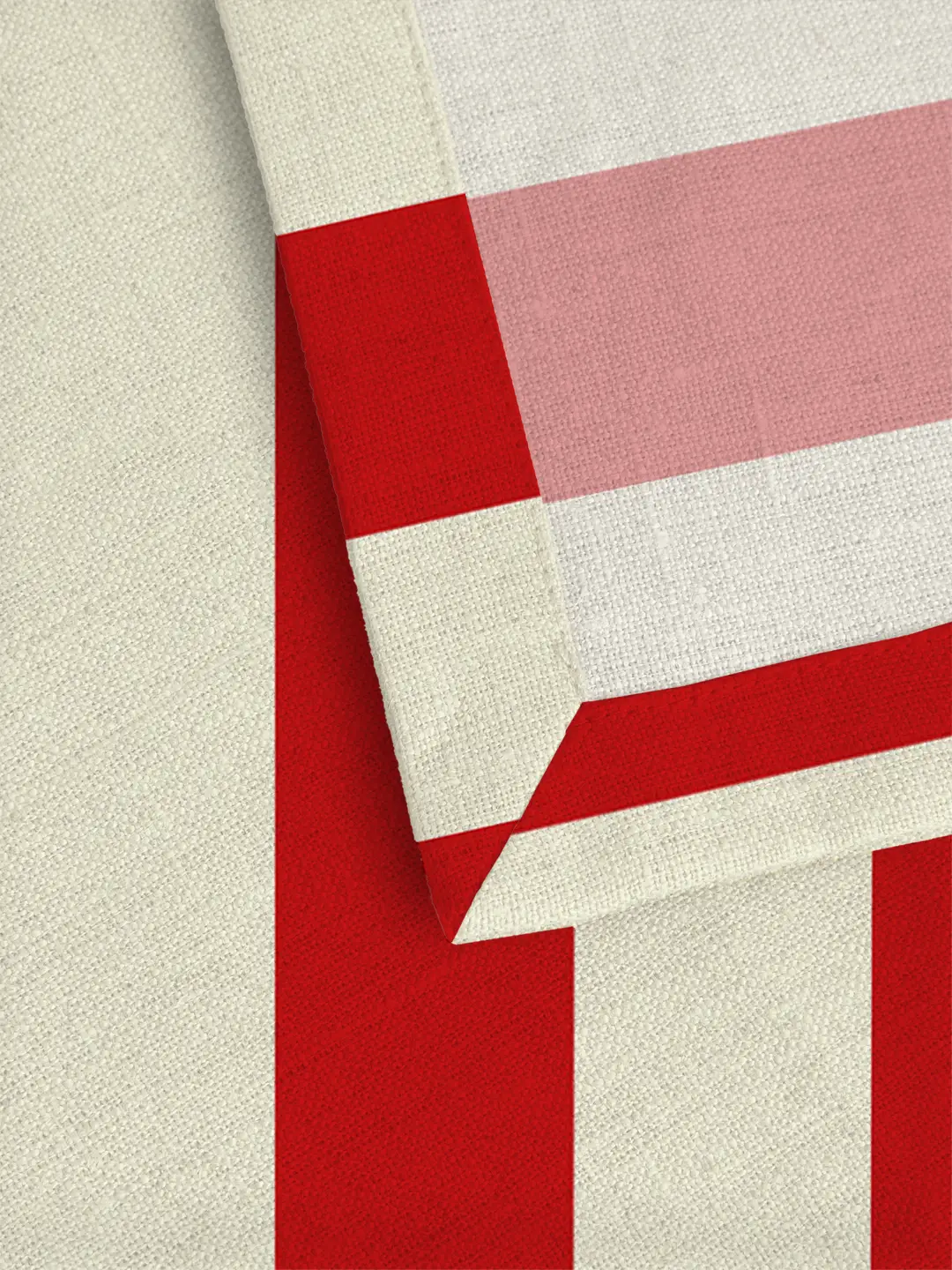 Serwetki świąteczne klasyczne czerwone pasy 40x40 cm