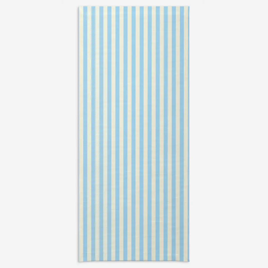 Obrus świąteczny klasyczne błękitne pasy 140x320 cm