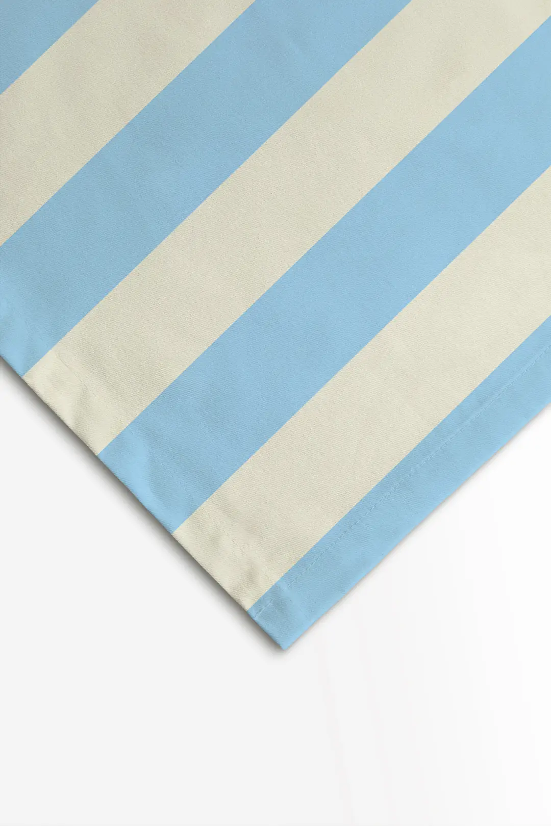 Obrus świąteczny klasyczne błękitne pasy 100x100 cm