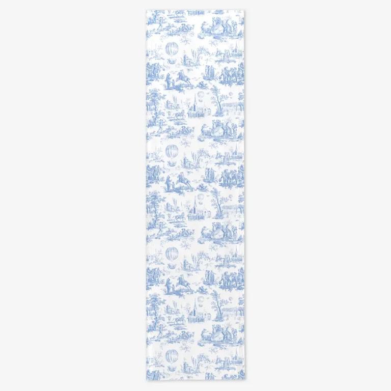 Bieżnik Niebieski Toile de Jouy 40x150 cm