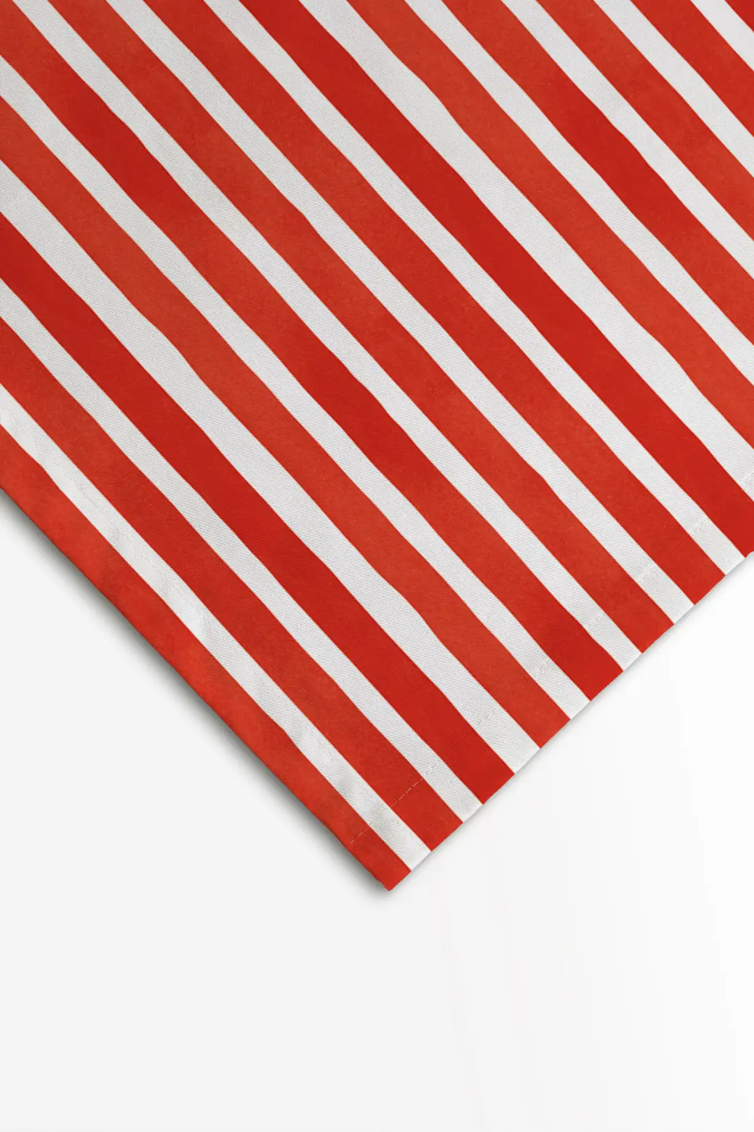 Obrus czerwone paski 100x100 cm