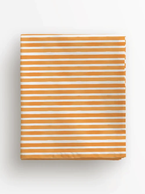 Obrus pomarańczowe paski 100x100 cm