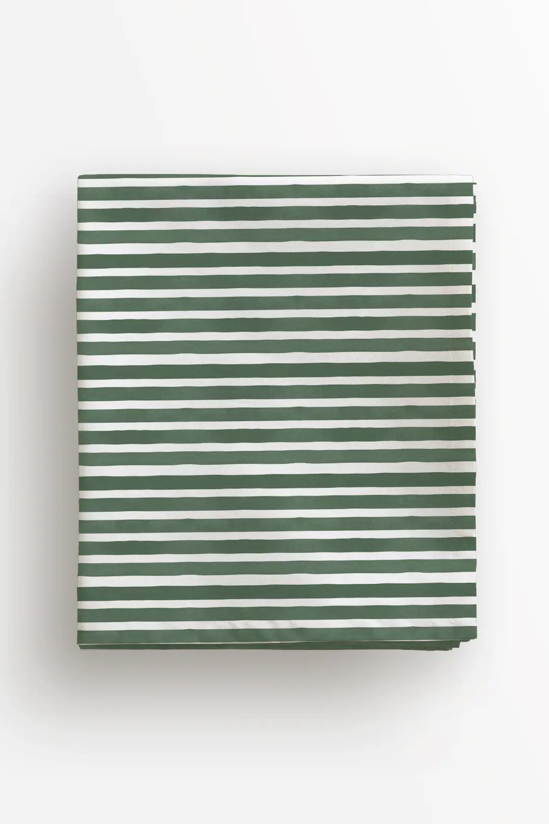 Obrus ciemnozielone paski 100x100 cm