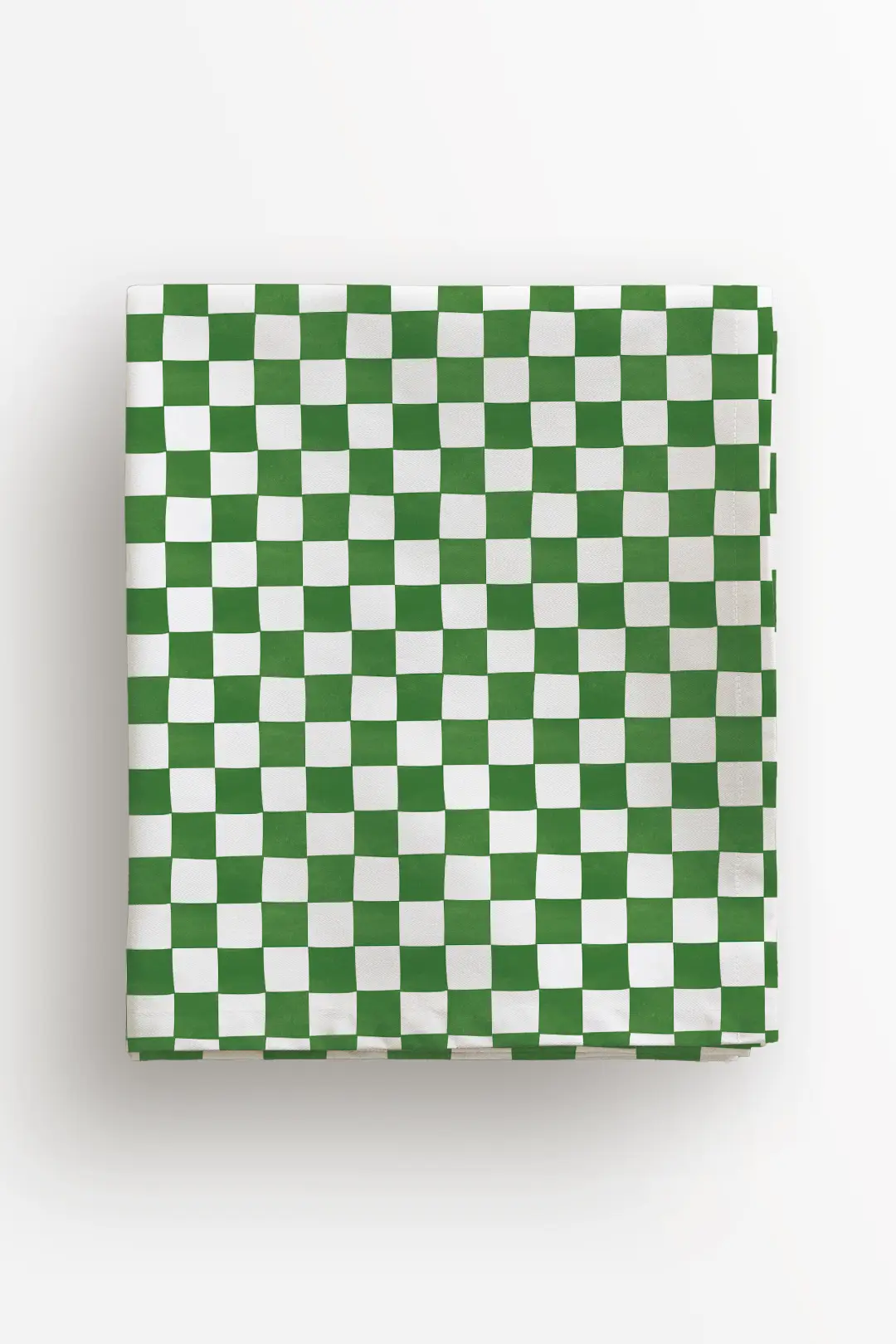 Obrus zielona krata 100x100 cm