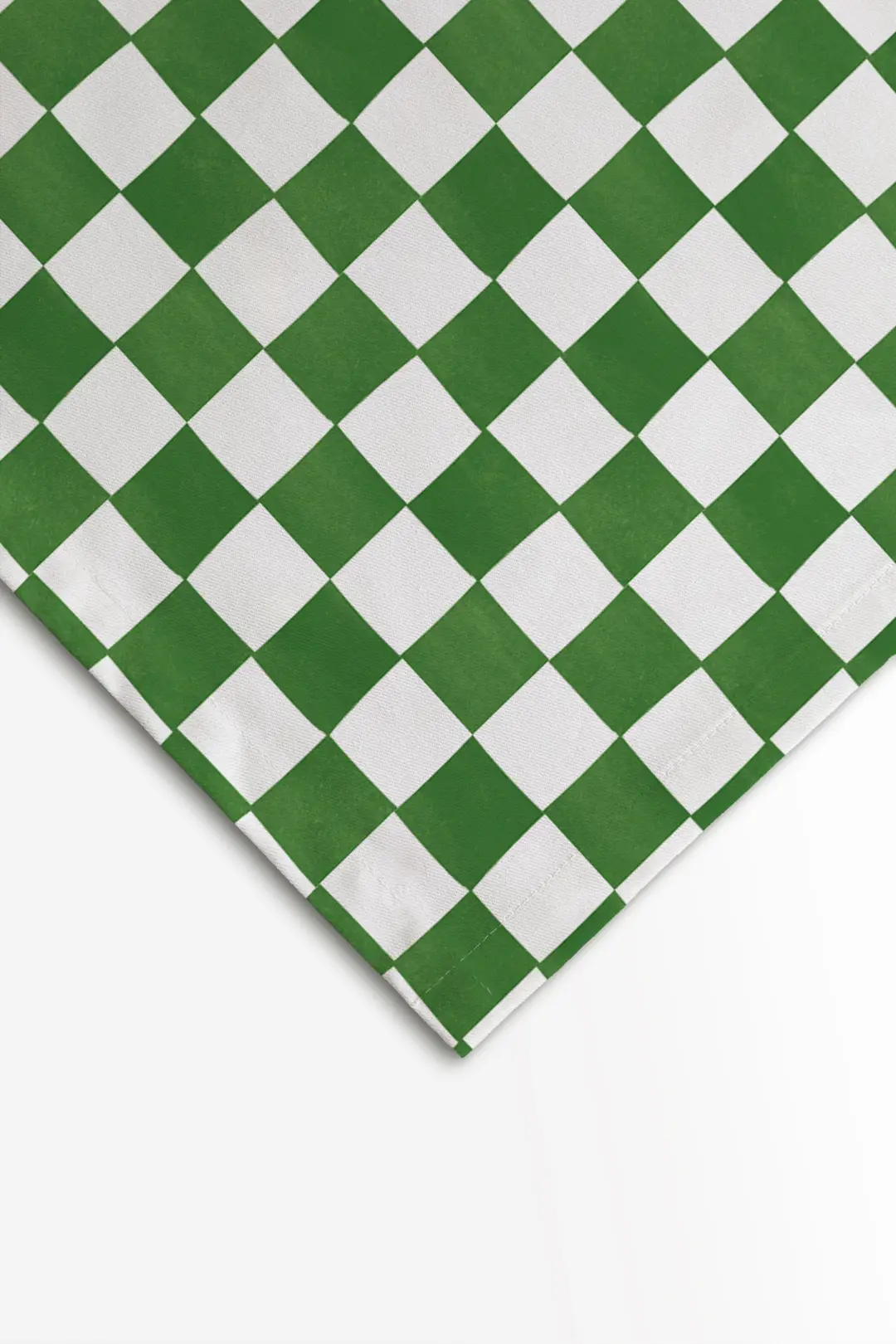 Obrus zielona krata 100x100 cm