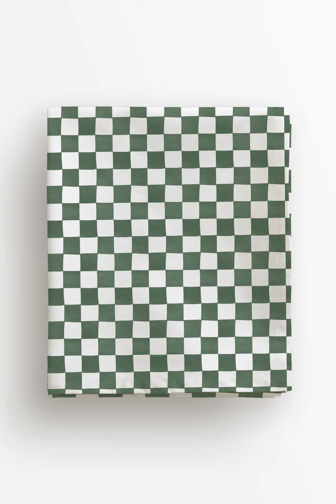 Obrus ciemnozielona krata 100x100 cm