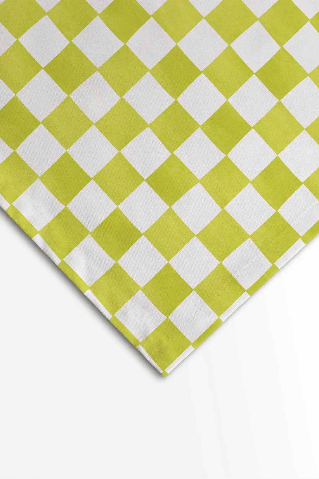 Obrus jasnozielona krata 100x100 cm