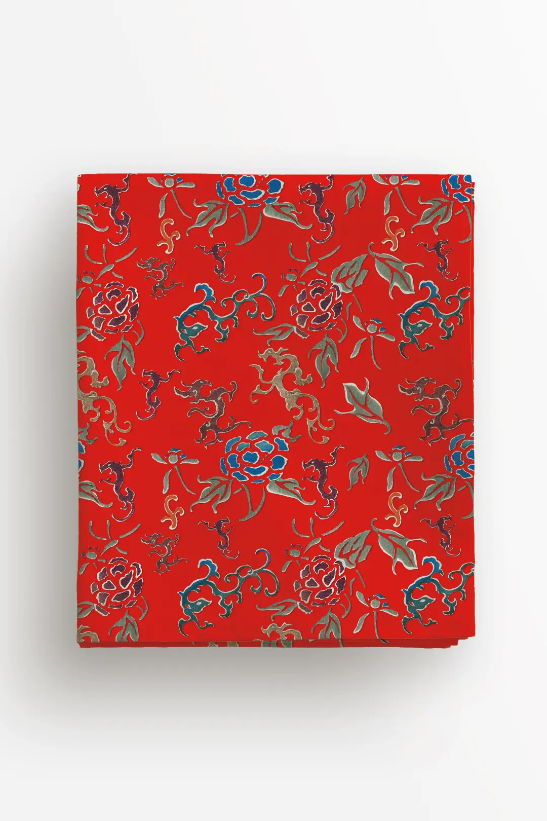 Obrus wschodnia czerwień 100x100 cm