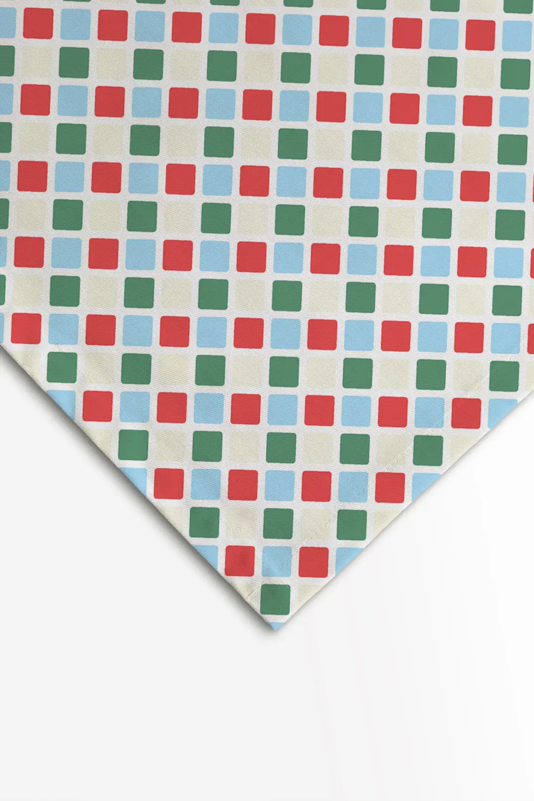 Obrus świąteczny Kolorowe romby 100x100 cm