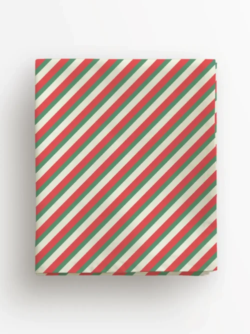 Obrus świąteczny Kolorowe paski 100x100 cm