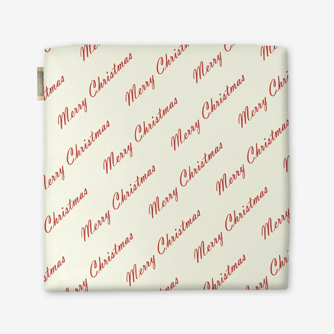 Poduszka świąteczna na krzesło Merry Christmas 40x40 cm