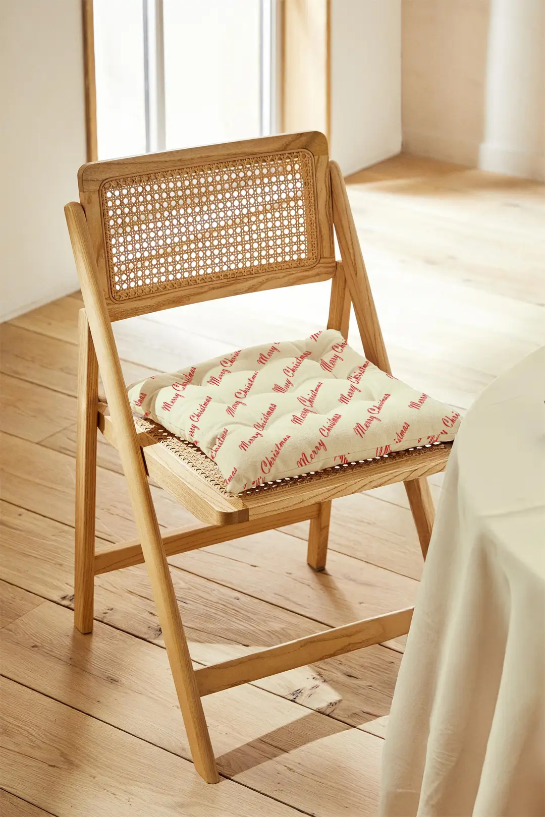 Poduszka świąteczna na krzesło Merry Christmas 40x40 cm
