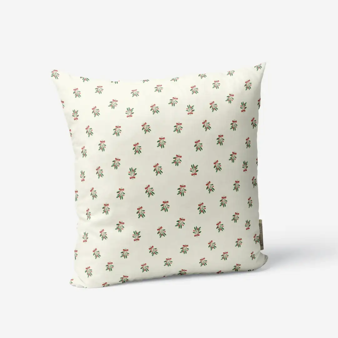 Poduszka świąteczna Świąteczna kokardka 45x45 cm