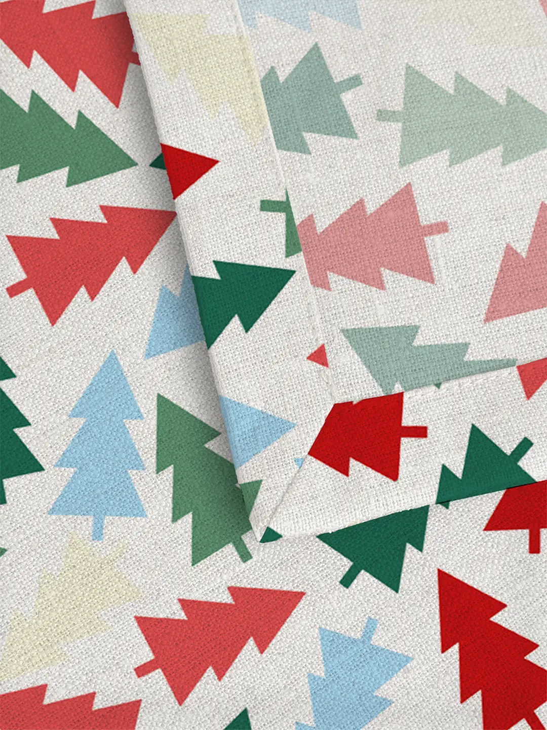 Serwetki świąteczne Kolorowe choinki 40x40 cm