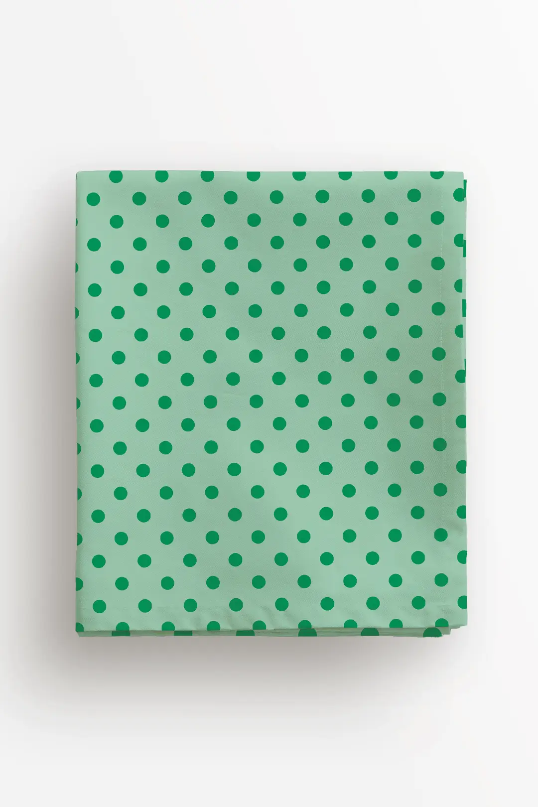 Obrus zielone kropki 100x100 cm