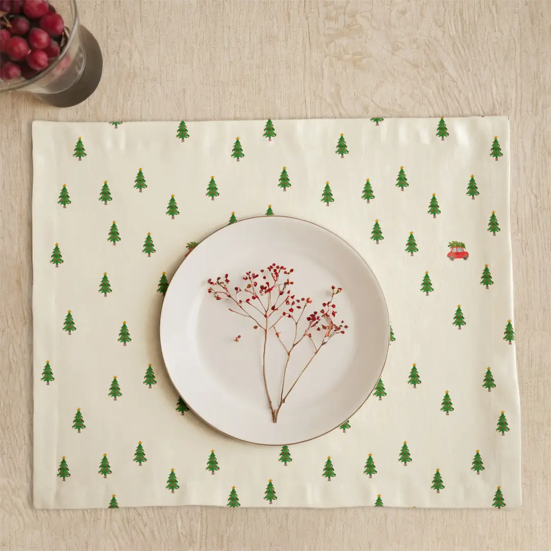 Podkładki świąteczne Minimalistyczny las 35x45 cm