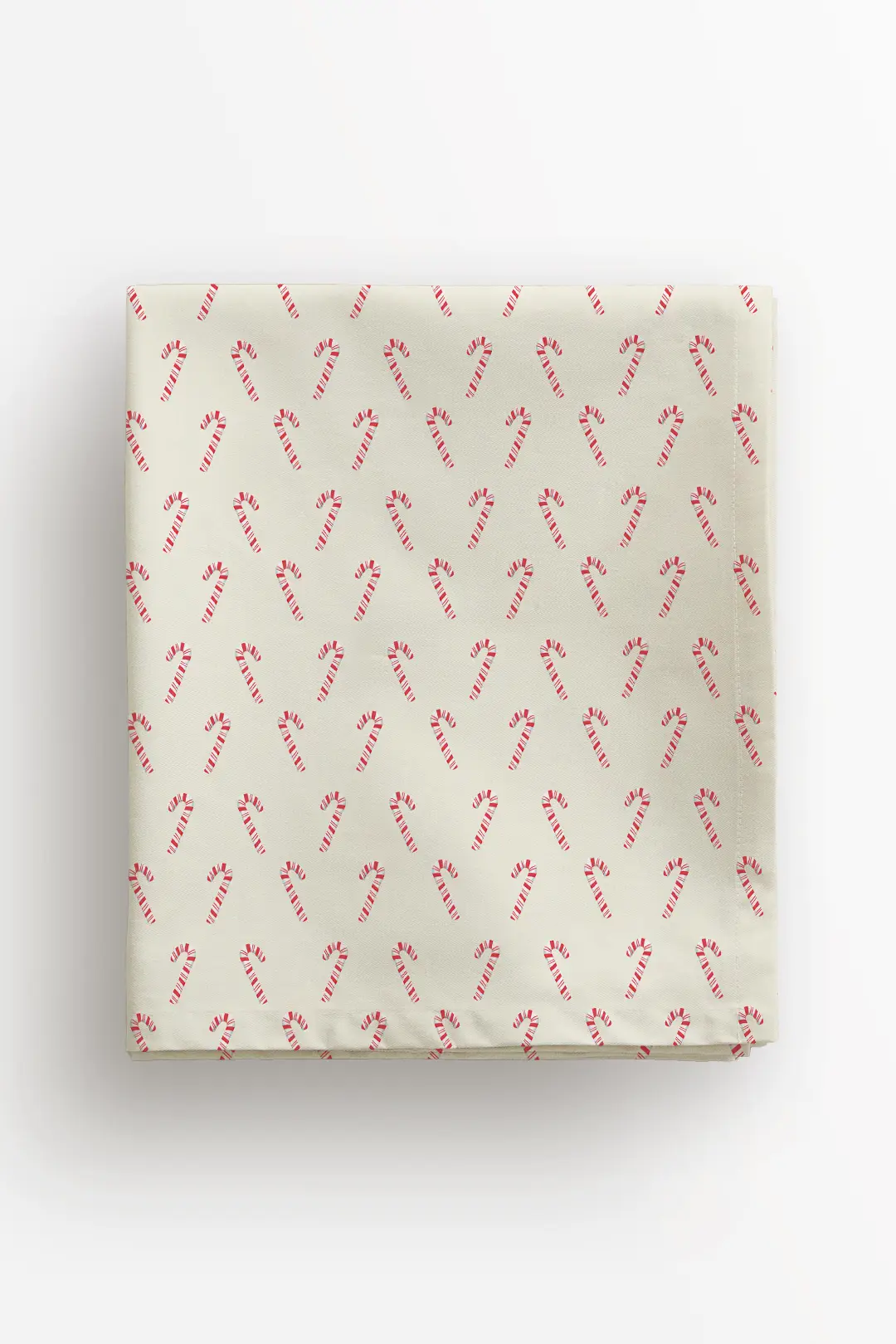 Obrus świąteczny Laski świąteczne beż 100x100 cm