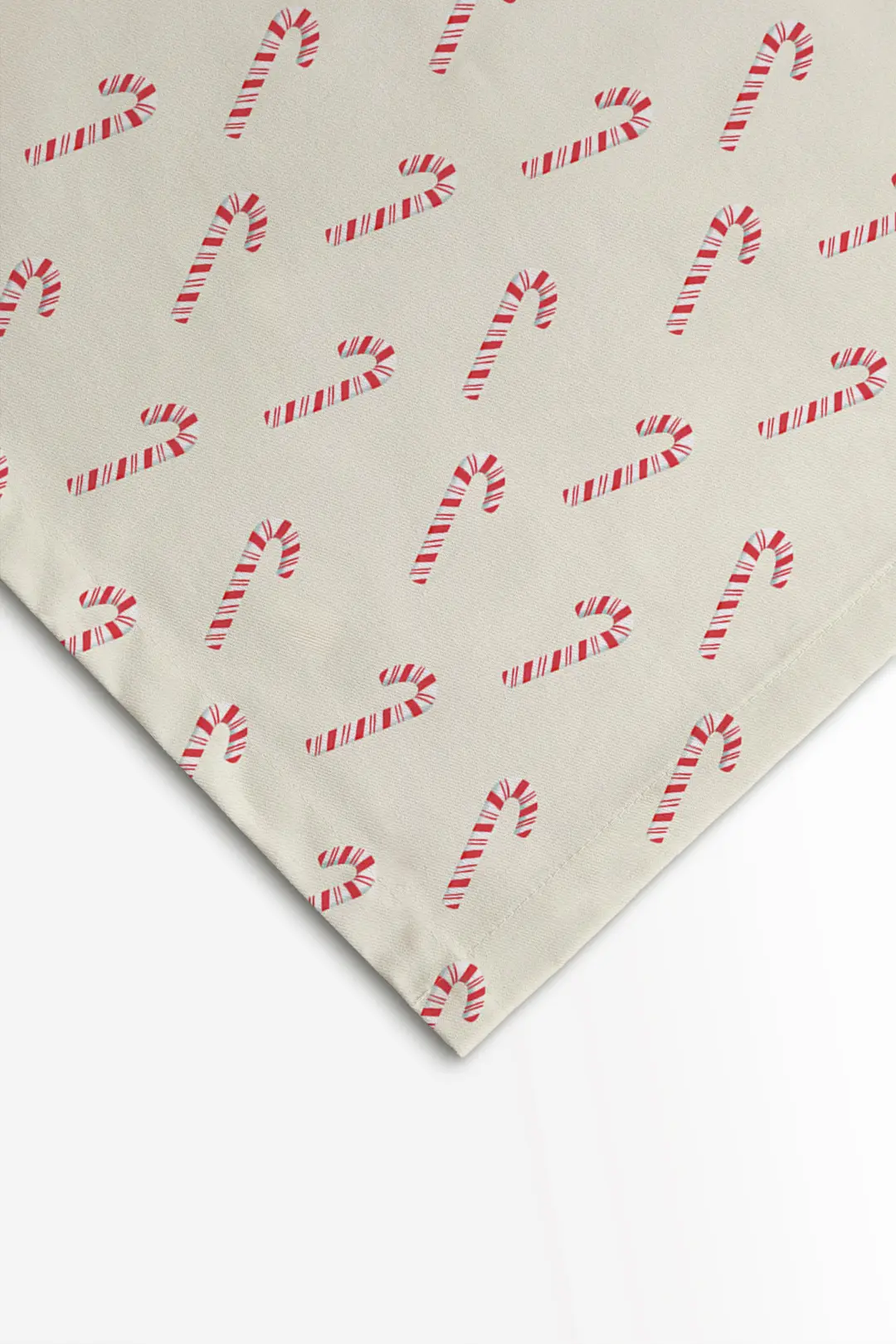 Obrus świąteczny Laski świąteczne beż 100x100 cm